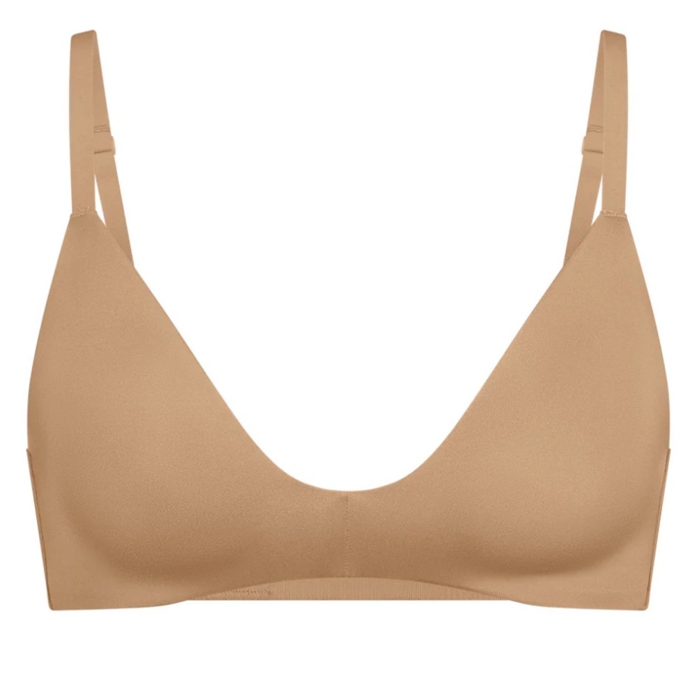 SKIMS T-Shirt Demi Bra (Wireless Form) Ochre Color Size 32C